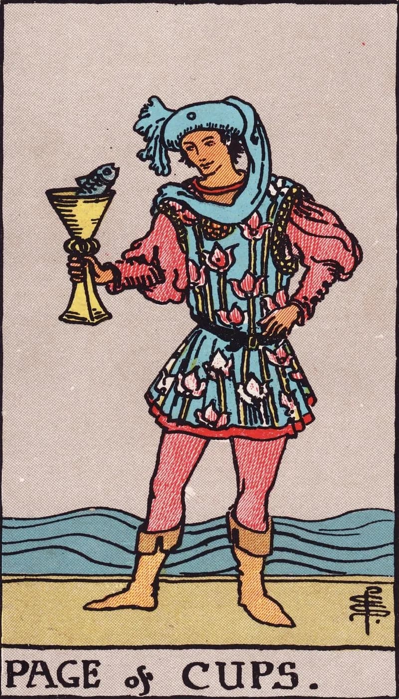 Page of Cups