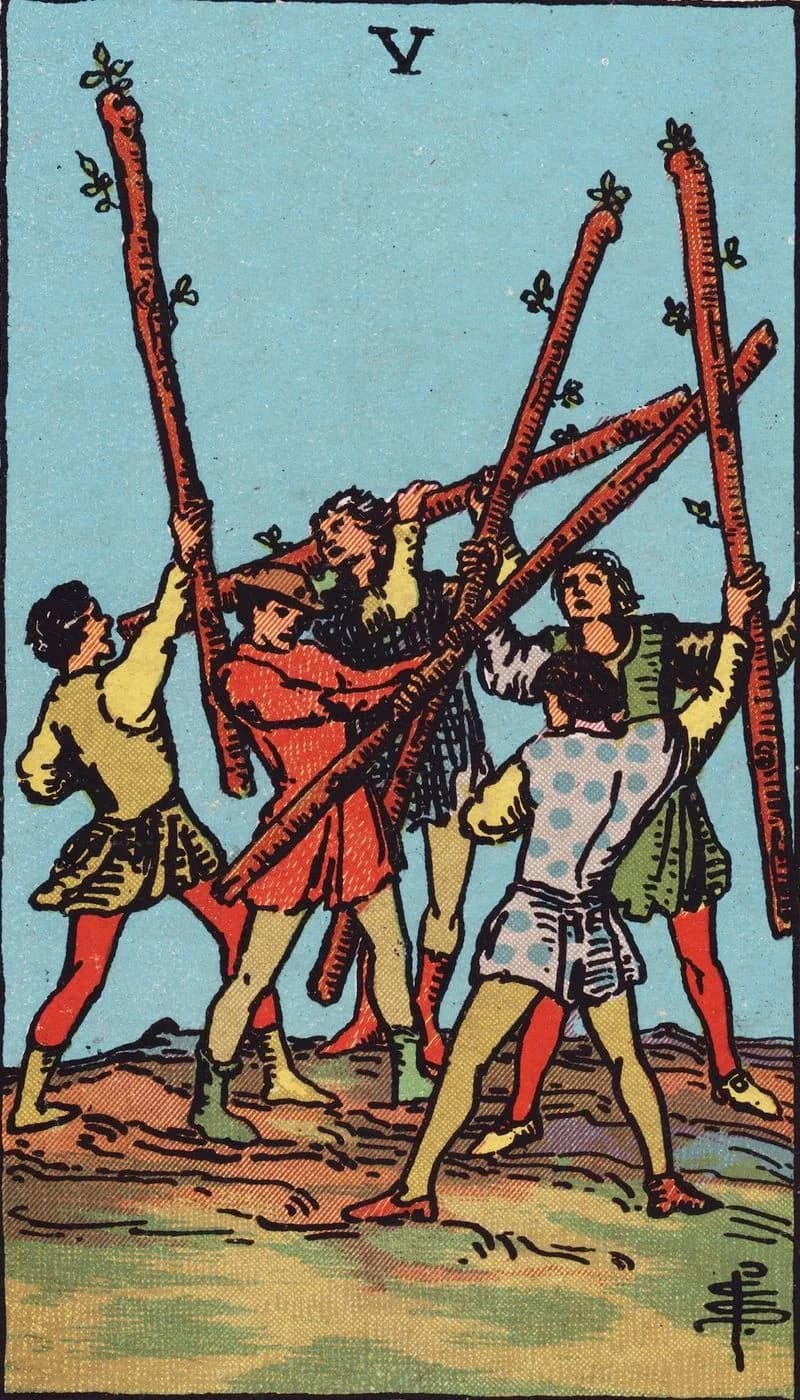 Five of Wands