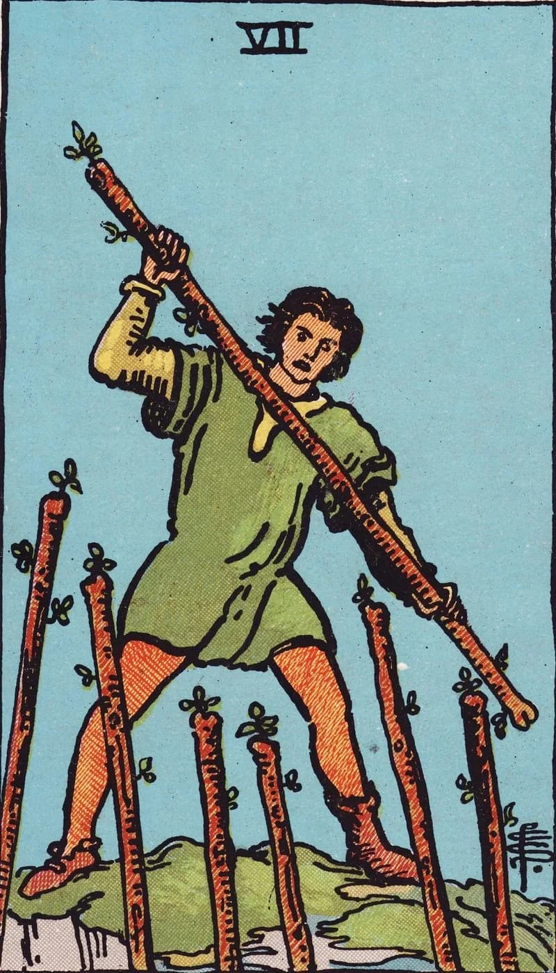 Seven of Wands